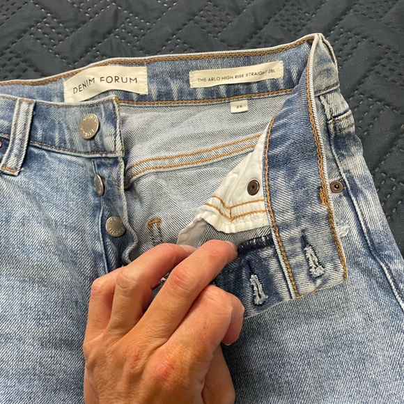 Denim Forum High Rise Straight - Picture 3 of 4